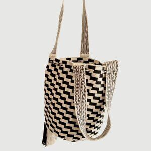 Guanabana Handmade Bucket Bag with Tassels